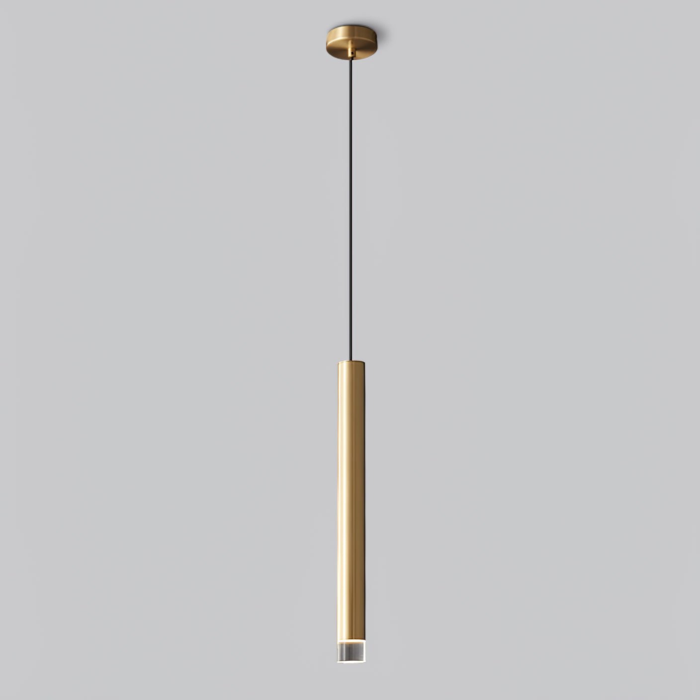 Cetheel Moderne Minimalistische Pendelleuchte aus Messing und Kunststoff-Letslighting