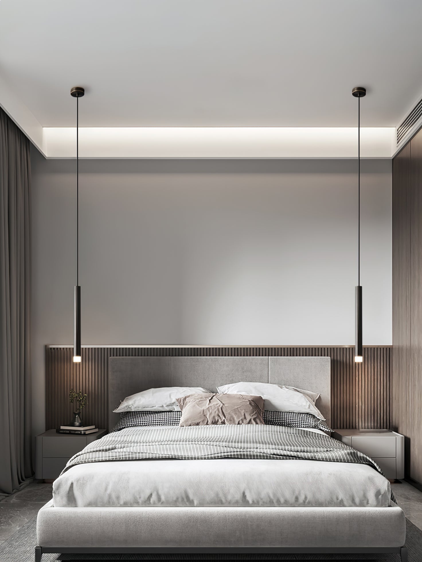 Cetheel Moderne Minimalistische Pendelleuchte aus Messing und Kunststoff-Letslighting