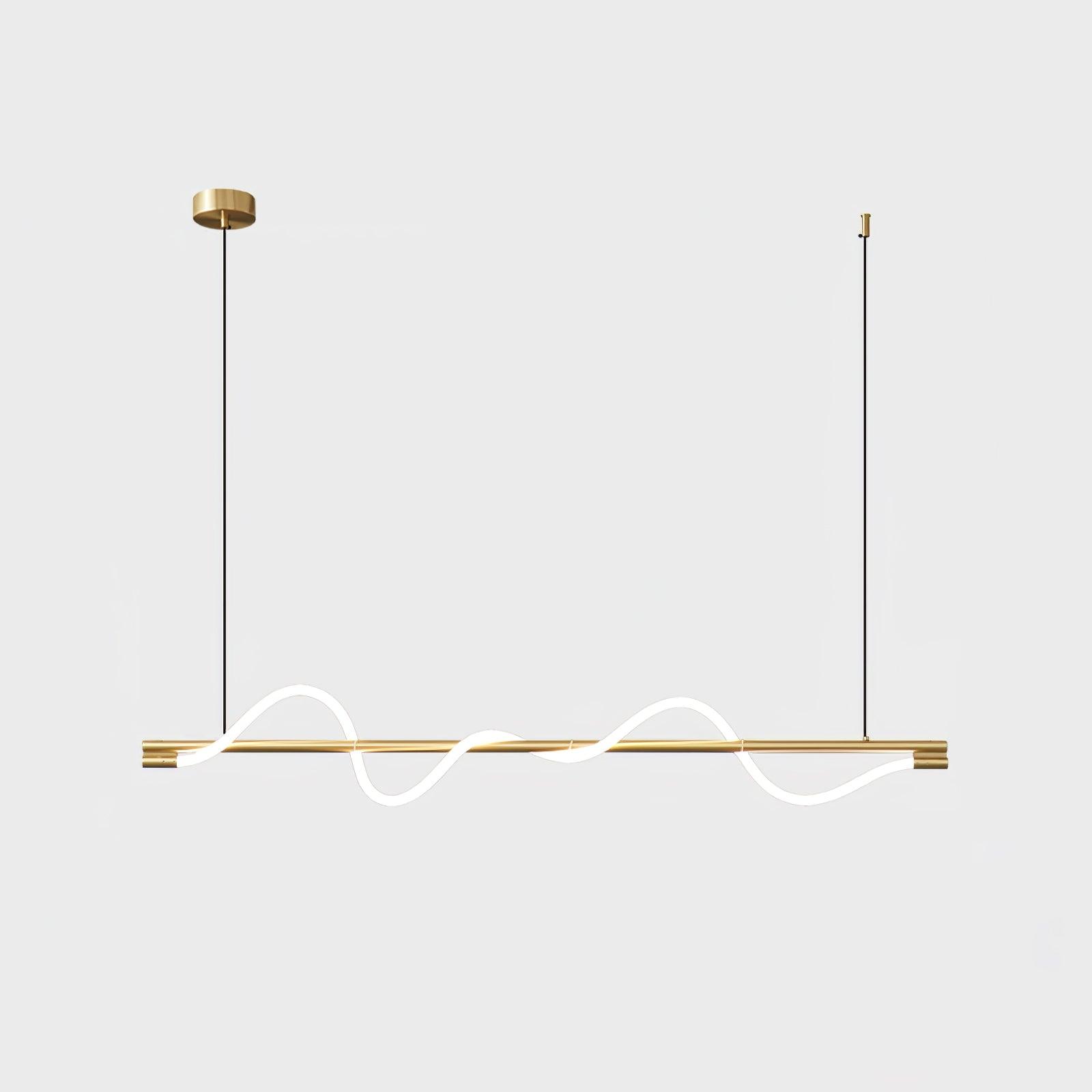 Linear Curve Island Pendant Lamp - Blowlighting