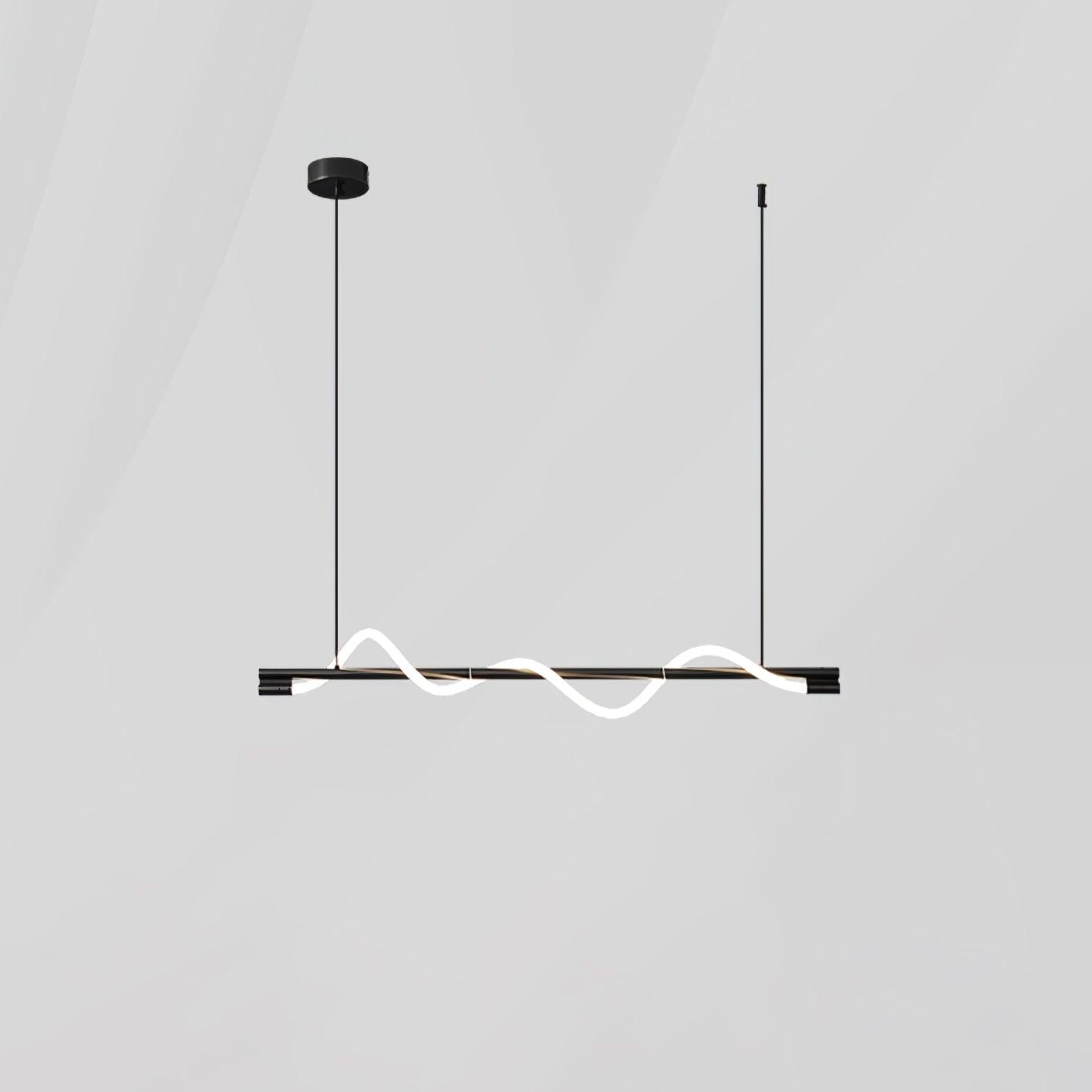 Linear Curve Island Pendant Lamp - Blowlighting