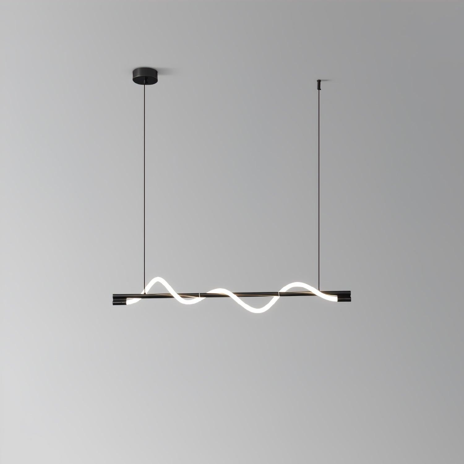 Linear Curve Island Pendant Lamp - Blowlighting