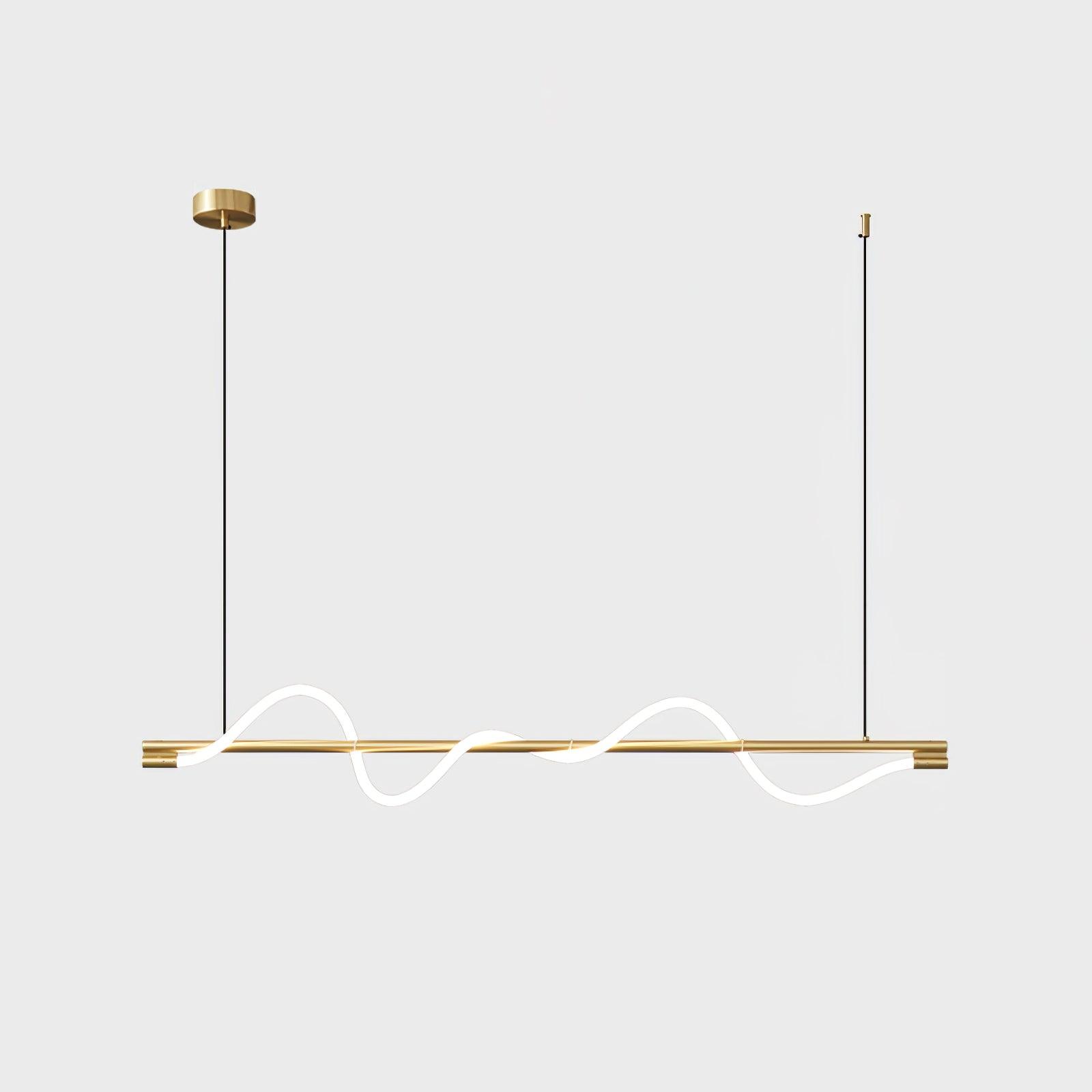 Linear Curve Island Pendant Lamp - Blowlighting
