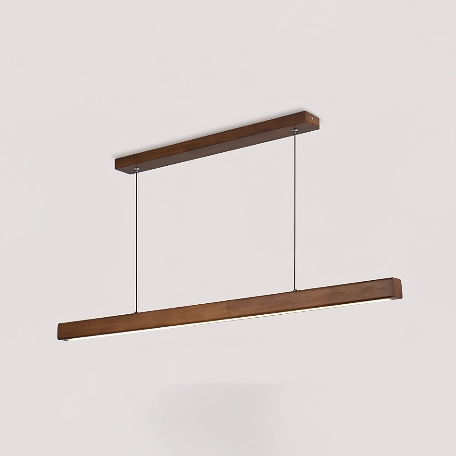 Elowen Linear Minimalistisch Holz Pendelleuchte Leuchte-Letslighting