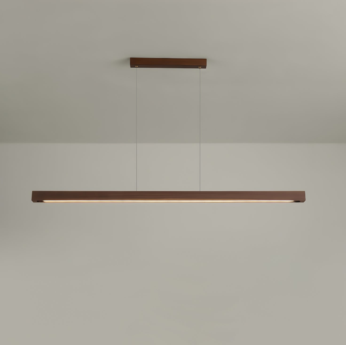 Elowen Linear Minimalistisch Holz Pendelleuchte Leuchte-Letslighting