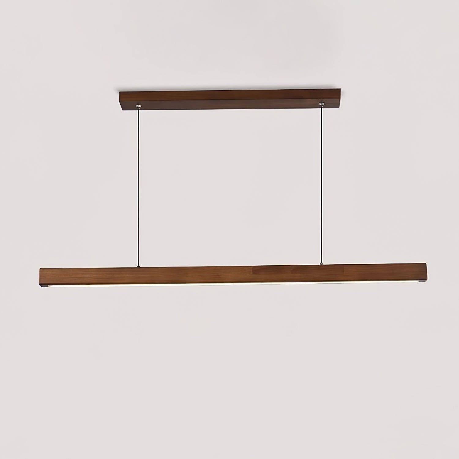 Elowen Linear Minimalistisch Holz Pendelleuchte Leuchte-Letslighting