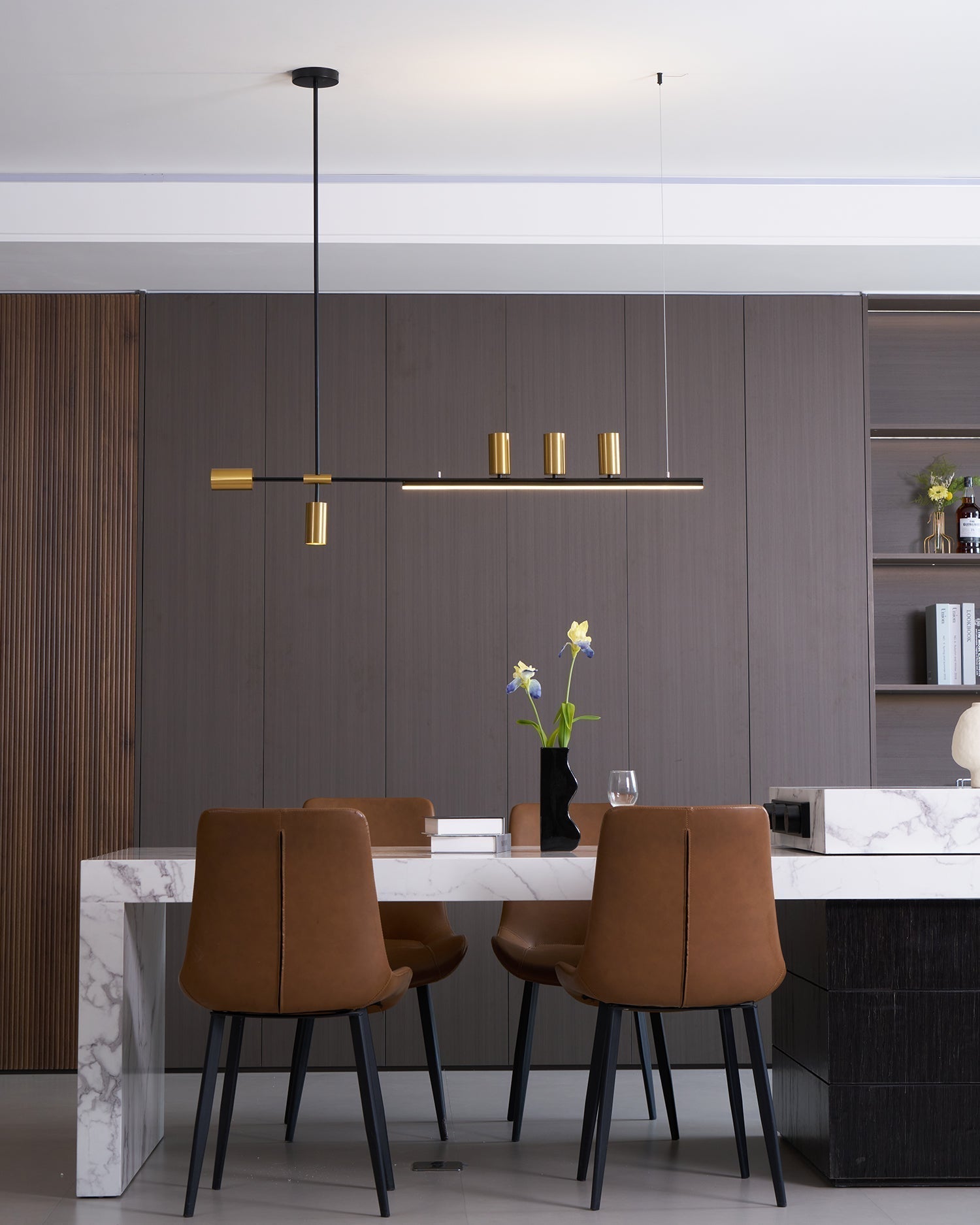 Emirel Modern Minimalistisch Linear Insel Pendelleuchte Lampe-Letslighting