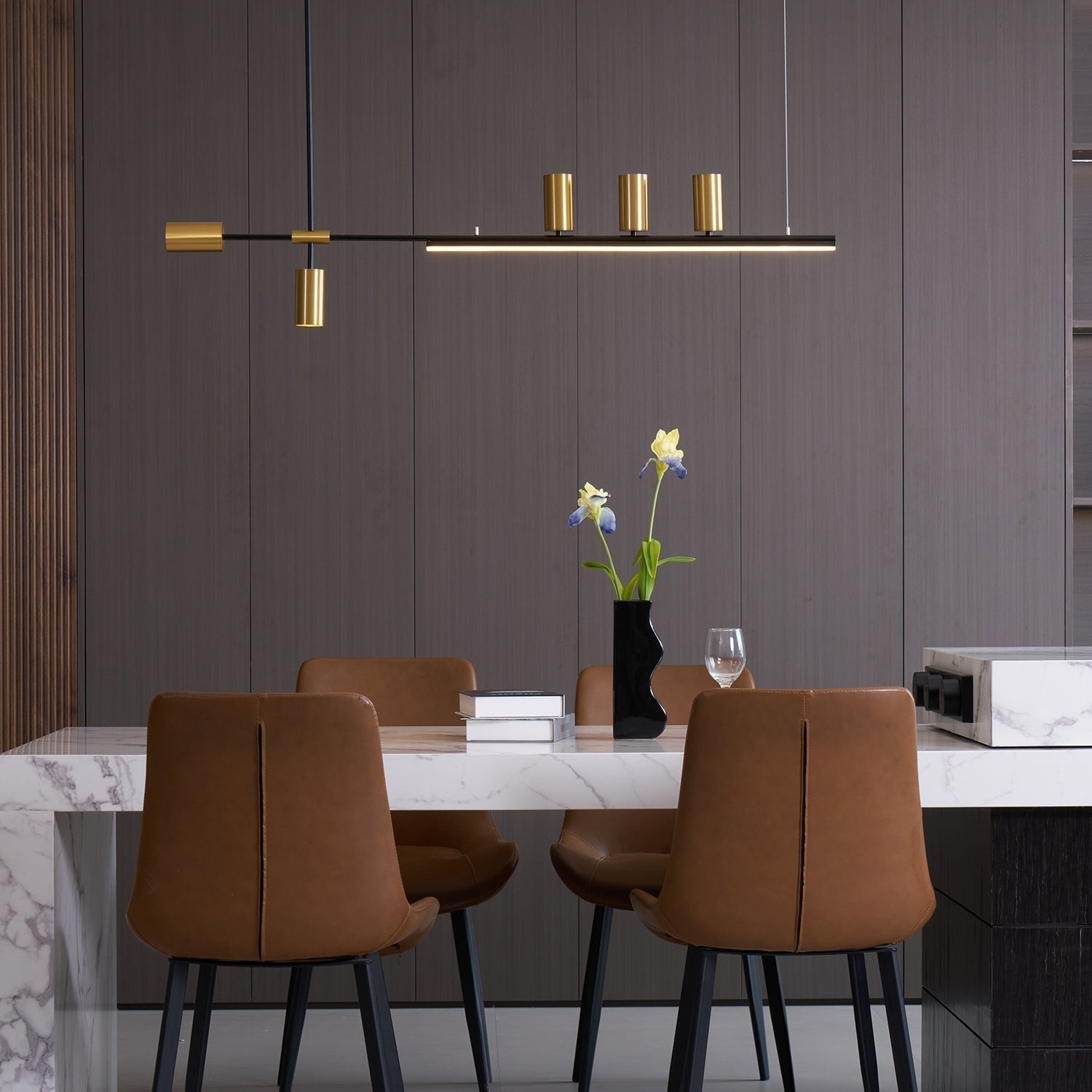 Emirel Modern Minimalistisch Linear Insel Pendelleuchte Lampe-Letslighting