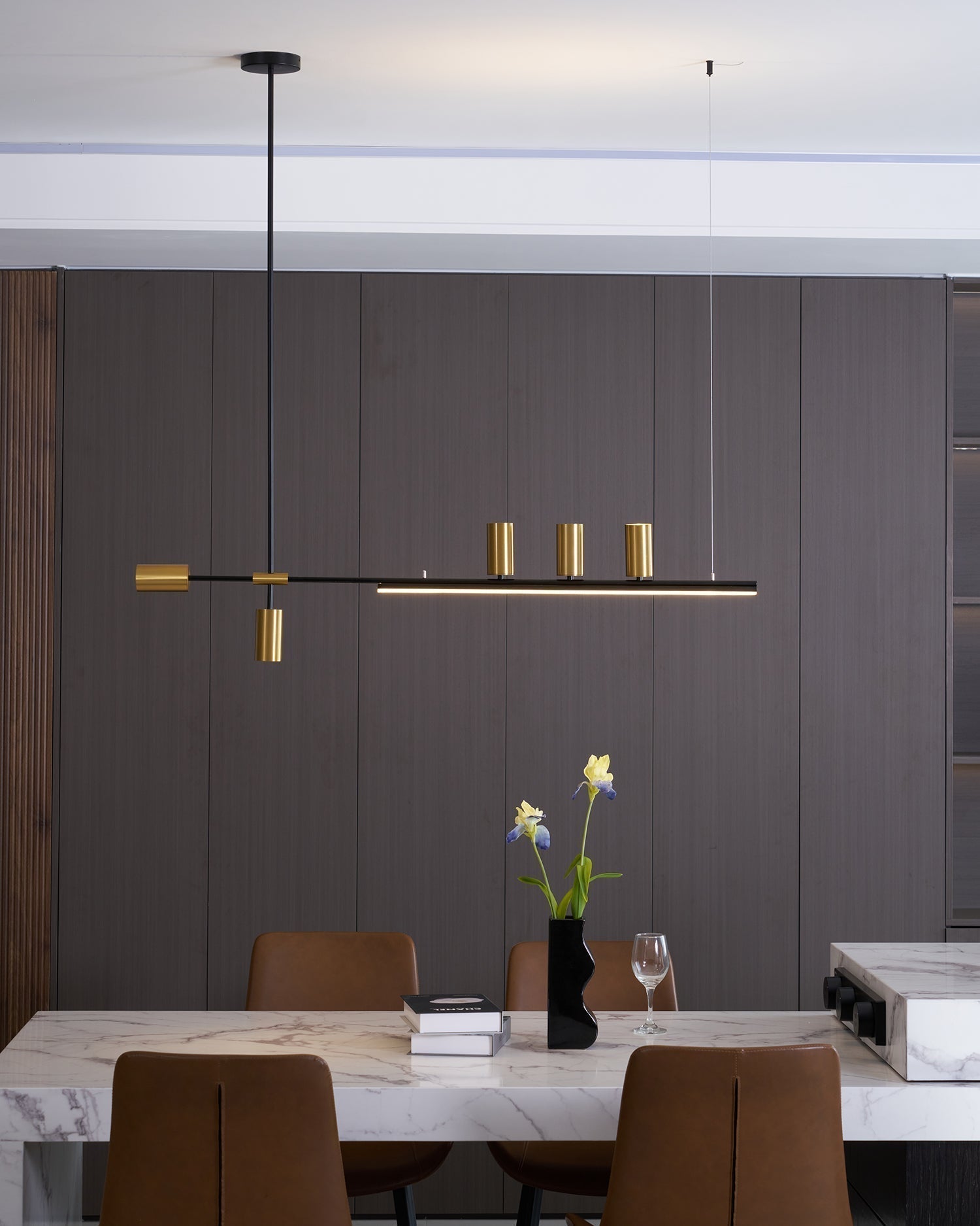 Emirel Modern Minimalistisch Linear Insel Pendelleuchte Lampe-Letslighting