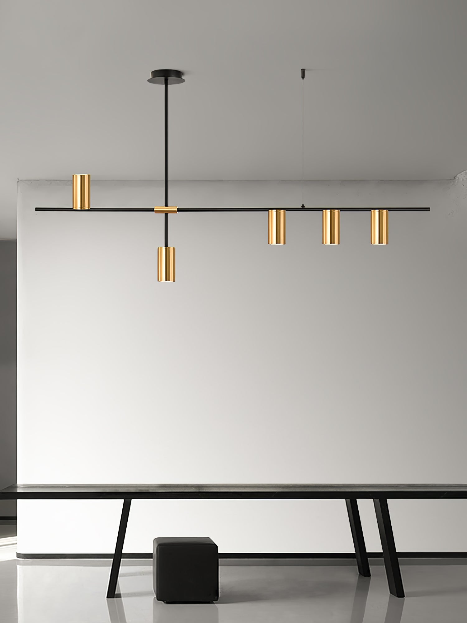 Emirel Modern Minimalistisch Linear Insel Pendelleuchte Lampe-Letslighting