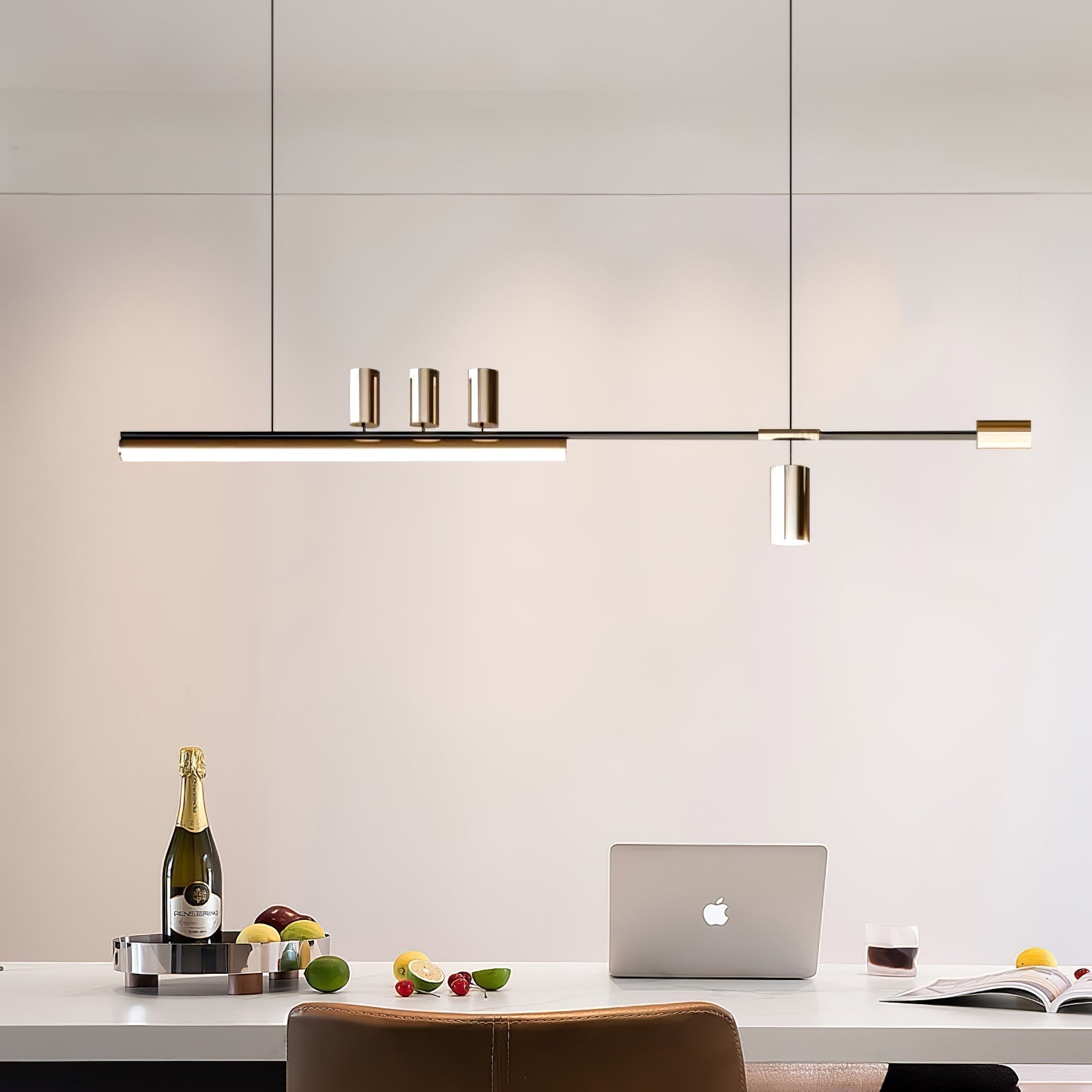 Emirel Modern Minimalistisch Linear Insel Pendelleuchte Lampe-Letslighting