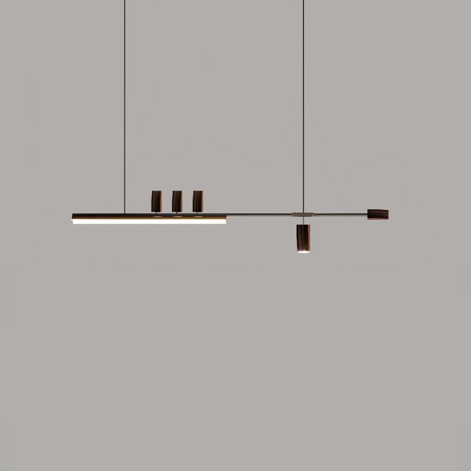 Emirel Modern Minimalistisch Linear Insel Pendelleuchte Lampe-Letslighting