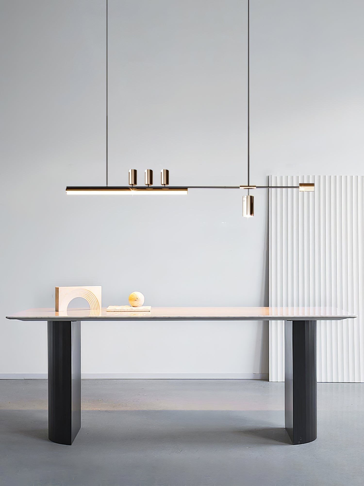 Emirel Modern Minimalistisch Linear Insel Pendelleuchte Lampe-Letslighting