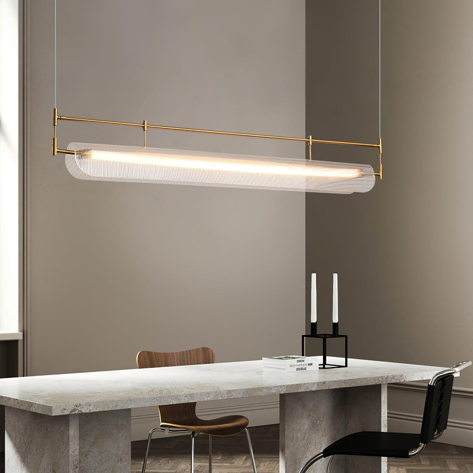 Lustra Kronleuchter Linear Strip Lang-Letslighting