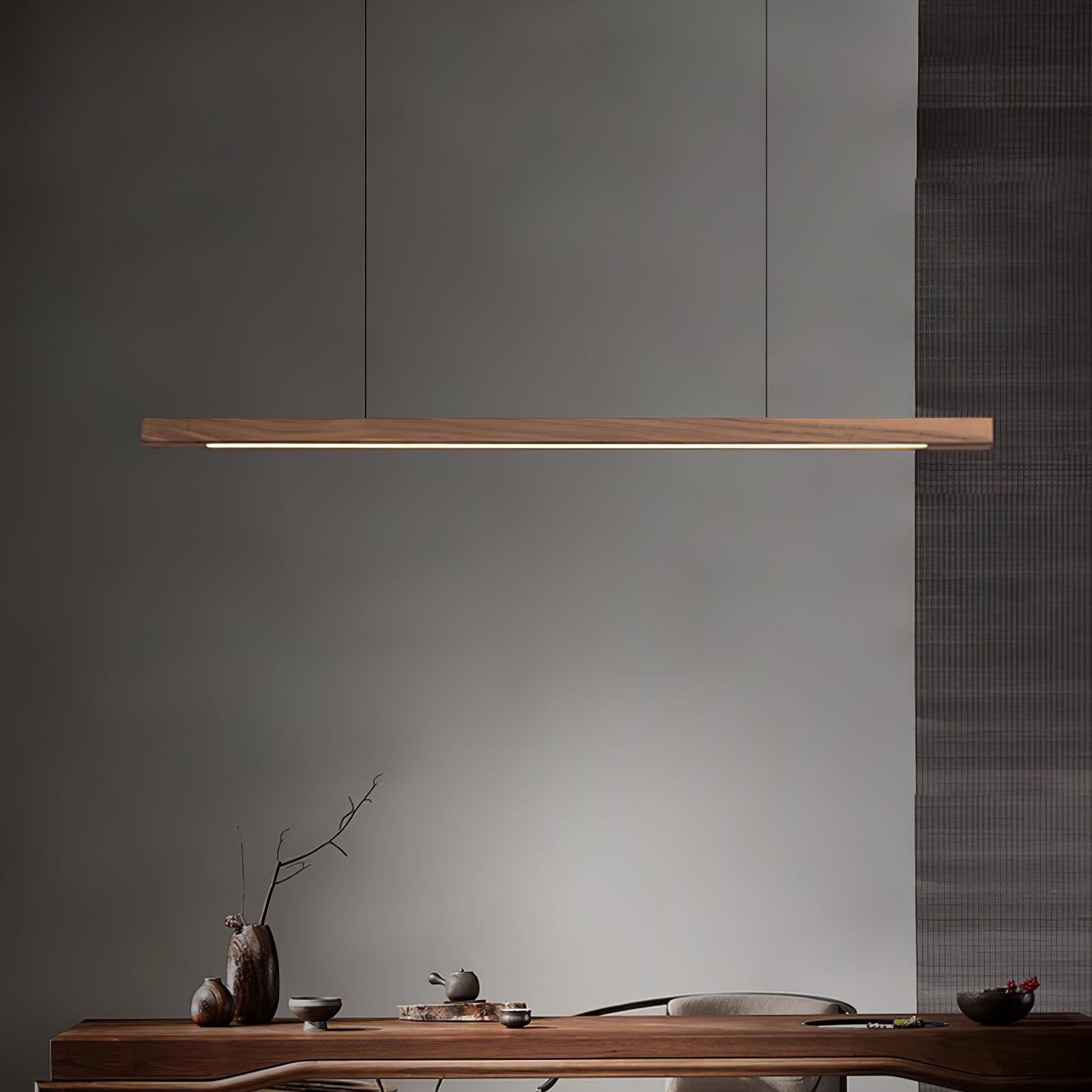 Xylo Designer Pendelleuchte in Stabform aus Holz