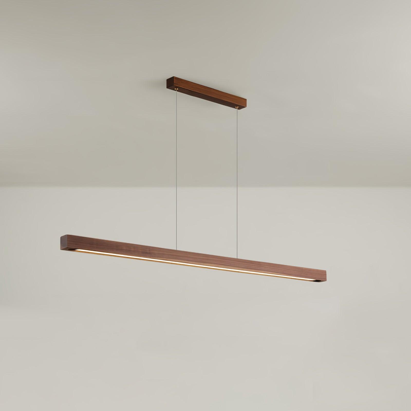 Xylo Designer Pendelleuchte in Stabform aus Holz