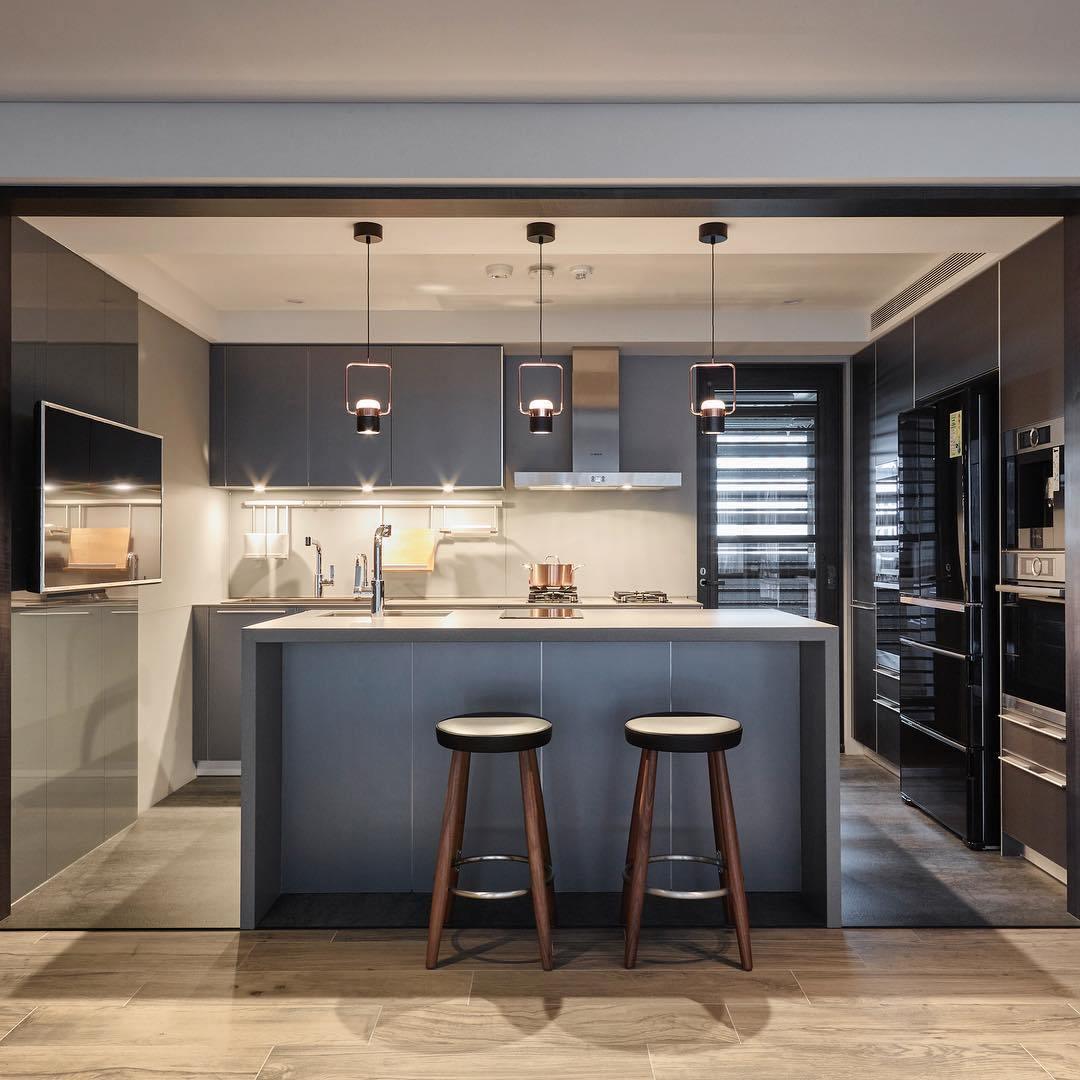 Solara Pendelleuchte Verstellbares Glas mit Messing-Letslighting