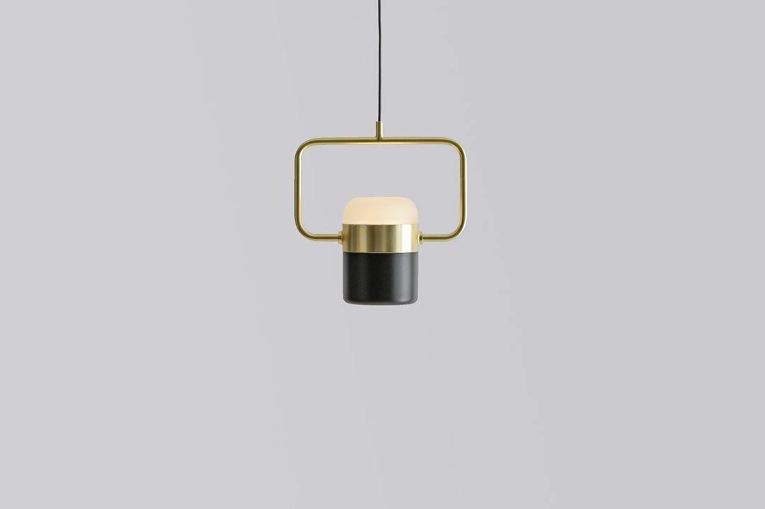 Solara Pendelleuchte Verstellbares Glas mit Messing-Letslighting
