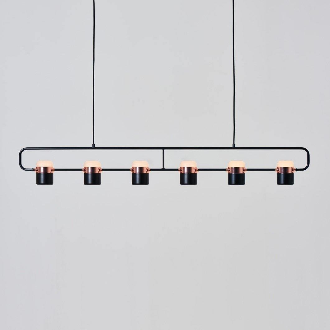 Solara Pendelleuchte Verstellbares Glas mit Messing-Letslighting