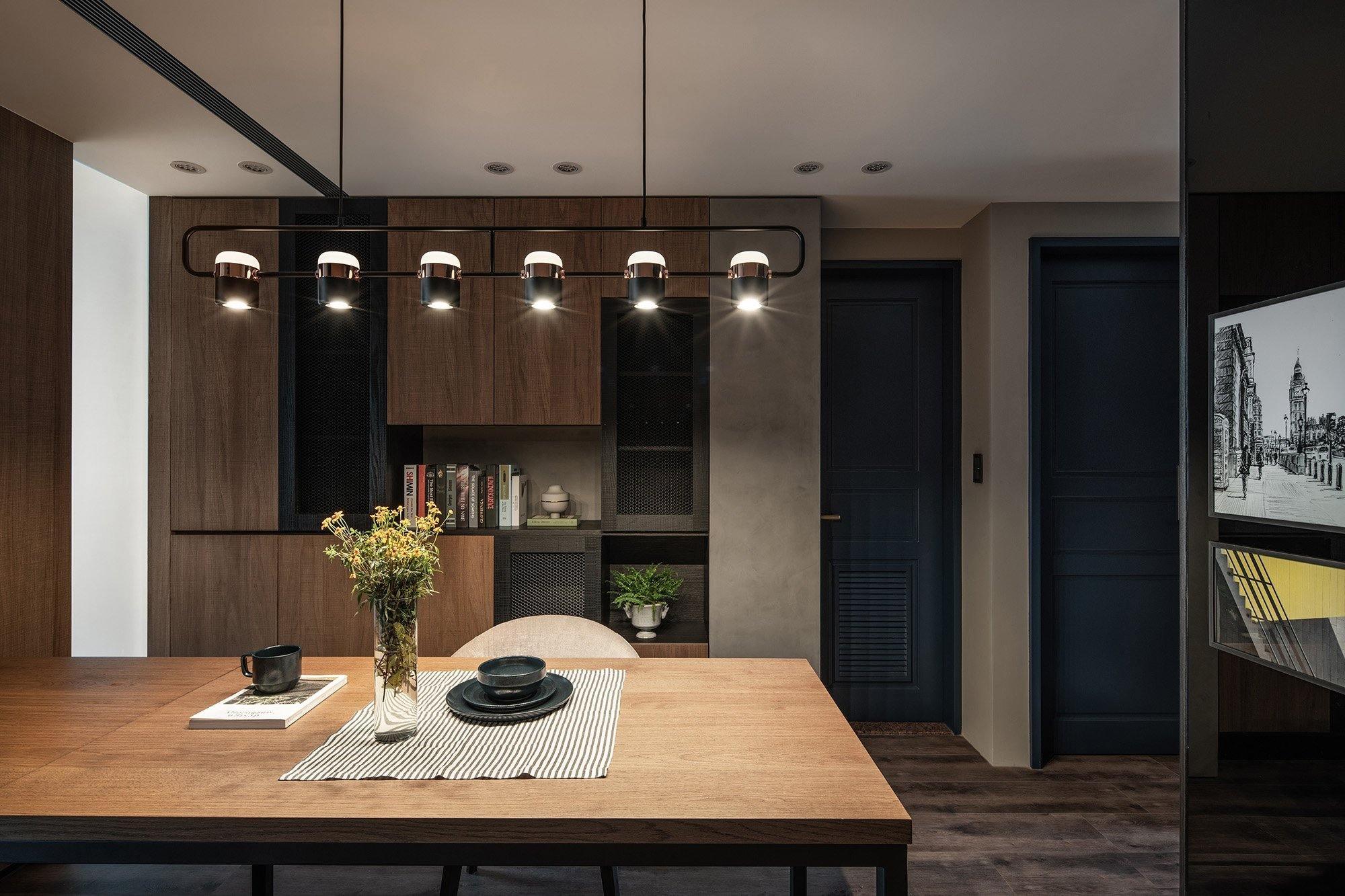 Solara Pendelleuchte Verstellbares Glas mit Messing-Letslighting