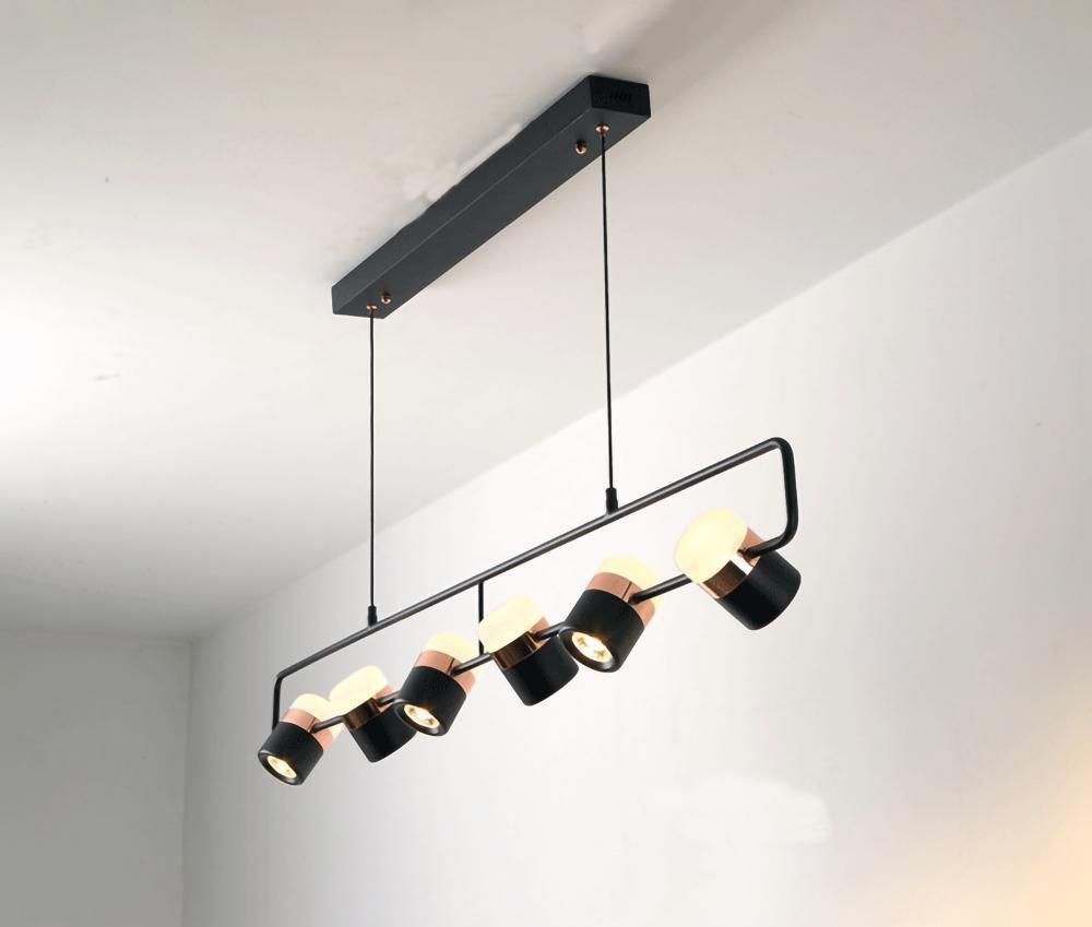 Solara Pendelleuchte Verstellbares Glas mit Messing-Letslighting