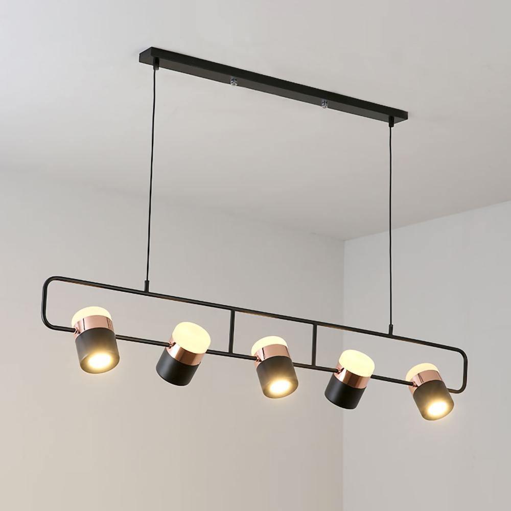 Solara Pendelleuchte Verstellbares Glas mit Messing-Letslighting