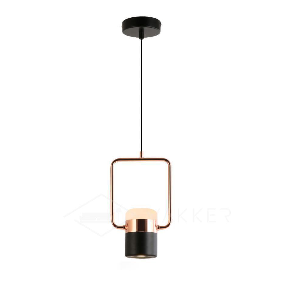 Solara Pendelleuchte Verstellbares Glas mit Messing-Letslighting