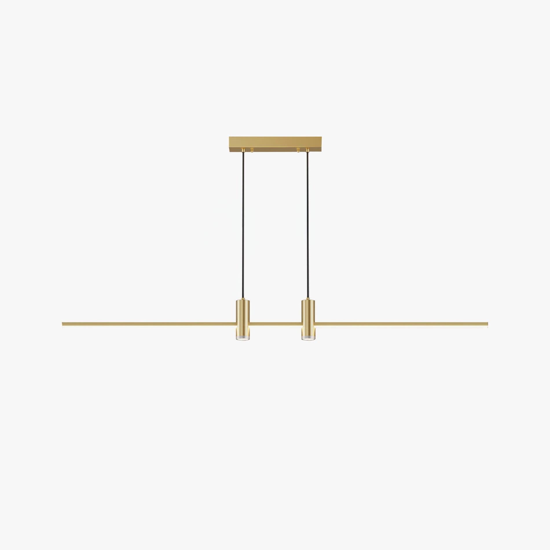 Lustra Pendelleuchte Gold Minimalistisch für Esszimmer-Letslighting