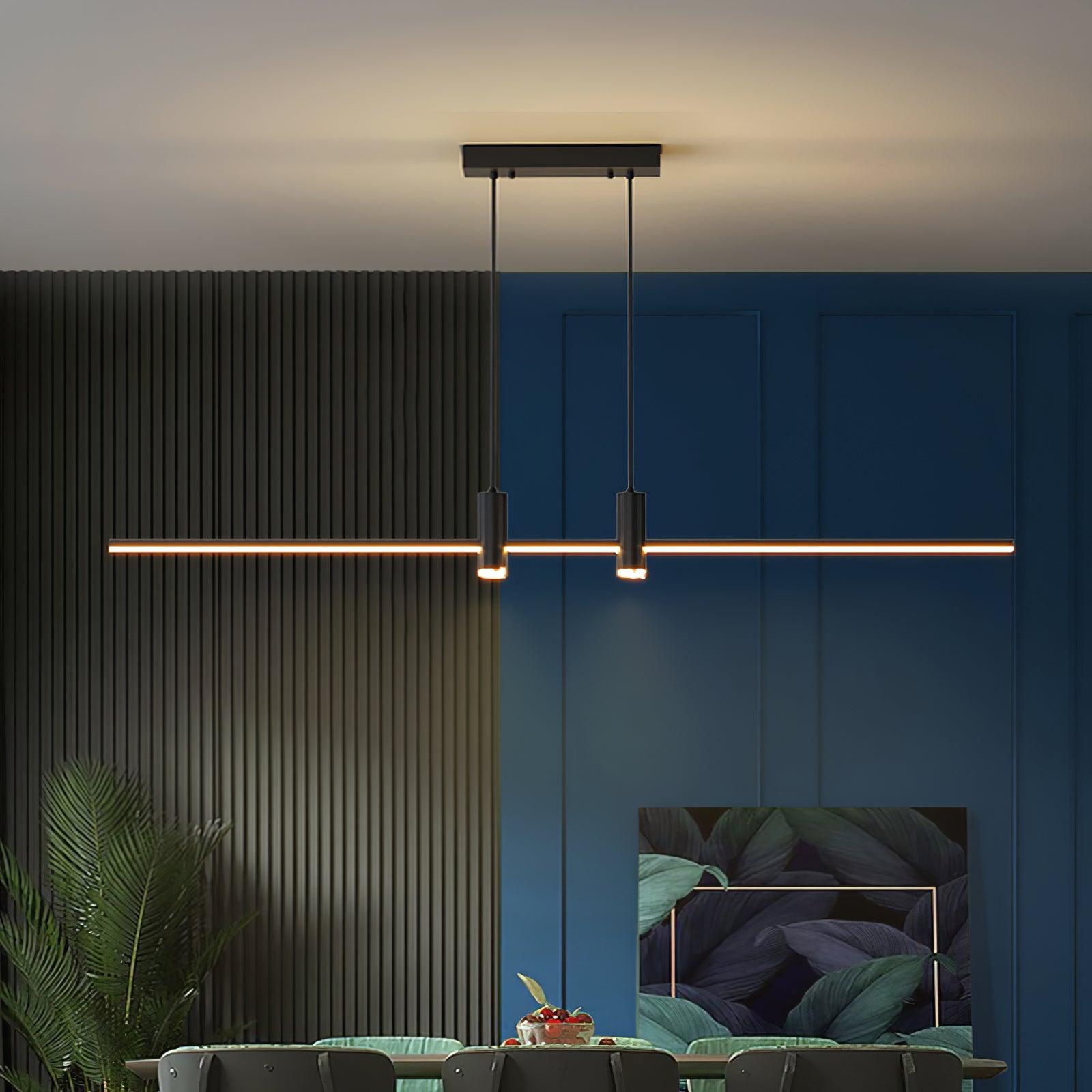 Lustra Pendelleuchte Gold Minimalistisch für Esszimmer-Letslighting
