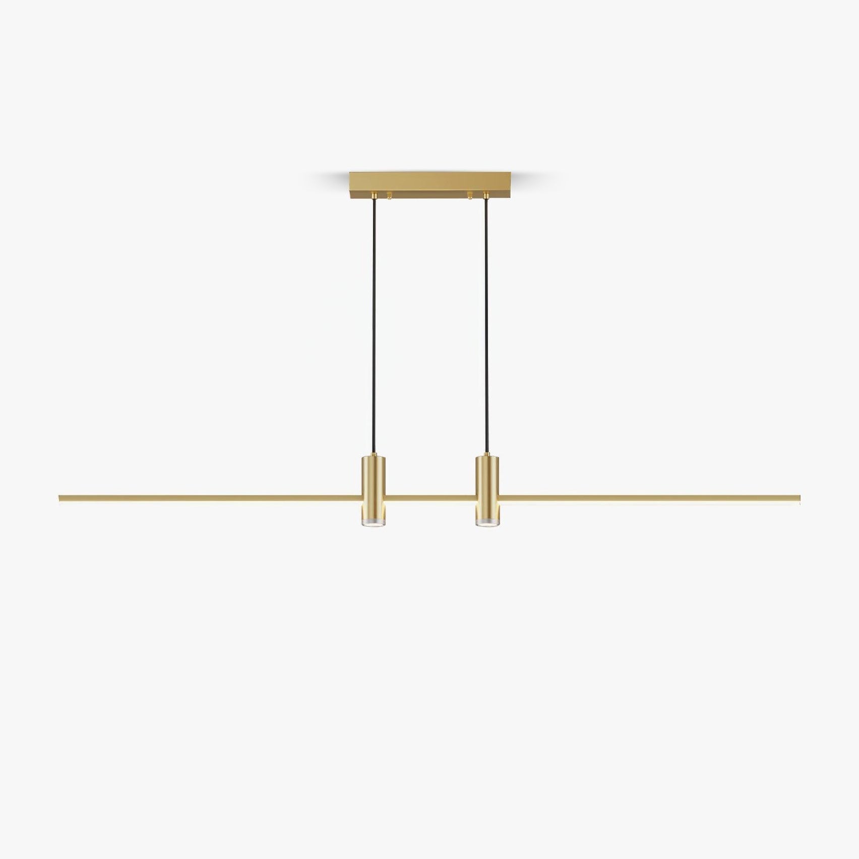 Lustra Pendelleuchte Gold Minimalistisch für Esszimmer-Letslighting