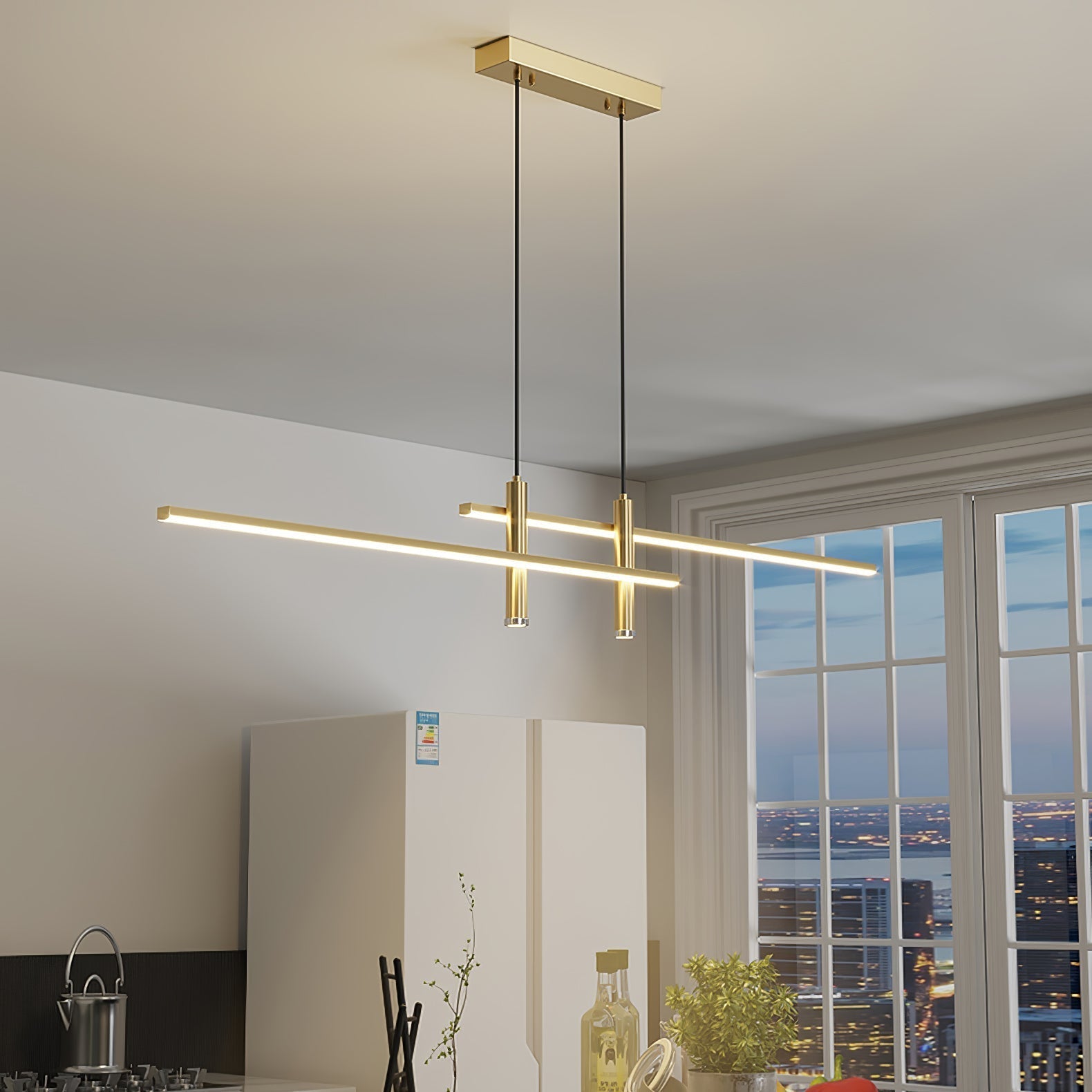 Prym Moderne lineare Pendelleuchte