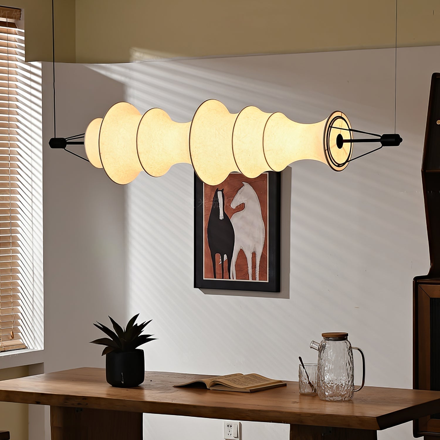 Avlorisra Kunst Eleganz Seide Pendelleuchte-Letslighting