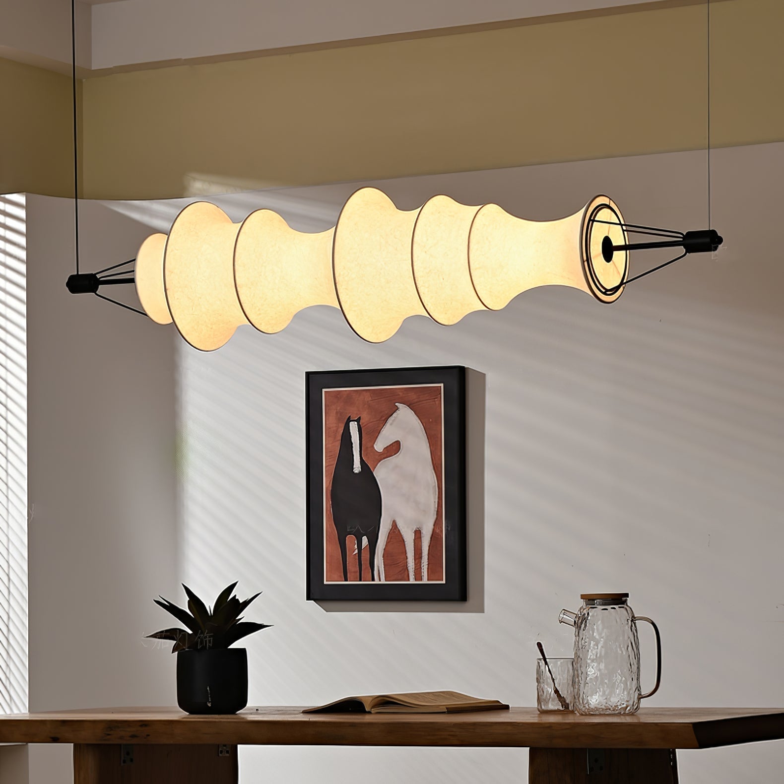 Avlorisra Kunst Eleganz Seide Pendelleuchte-Letslighting
