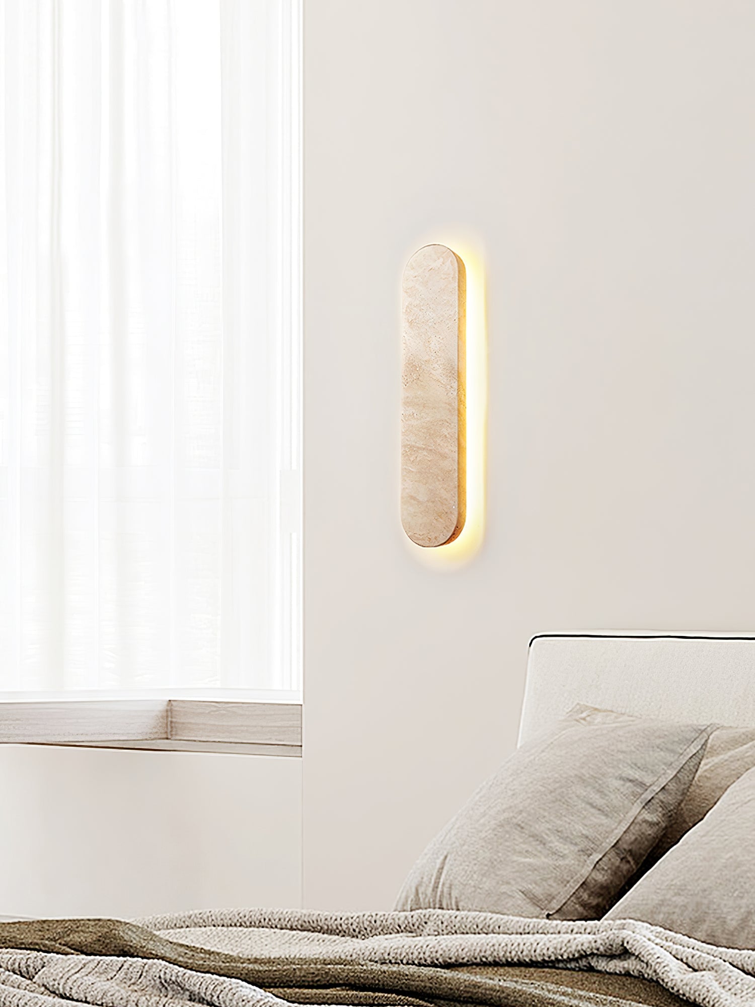 Elraee Travertine Wall Light - Neutralighting