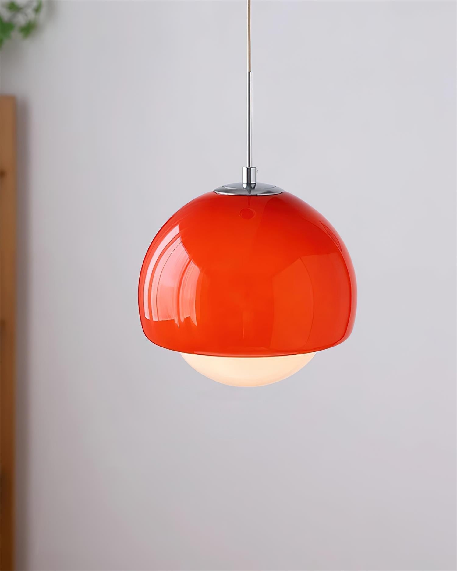 Pendelleuchte Glas Kugel Retro Modern Bunt Sanfte-Letslighting