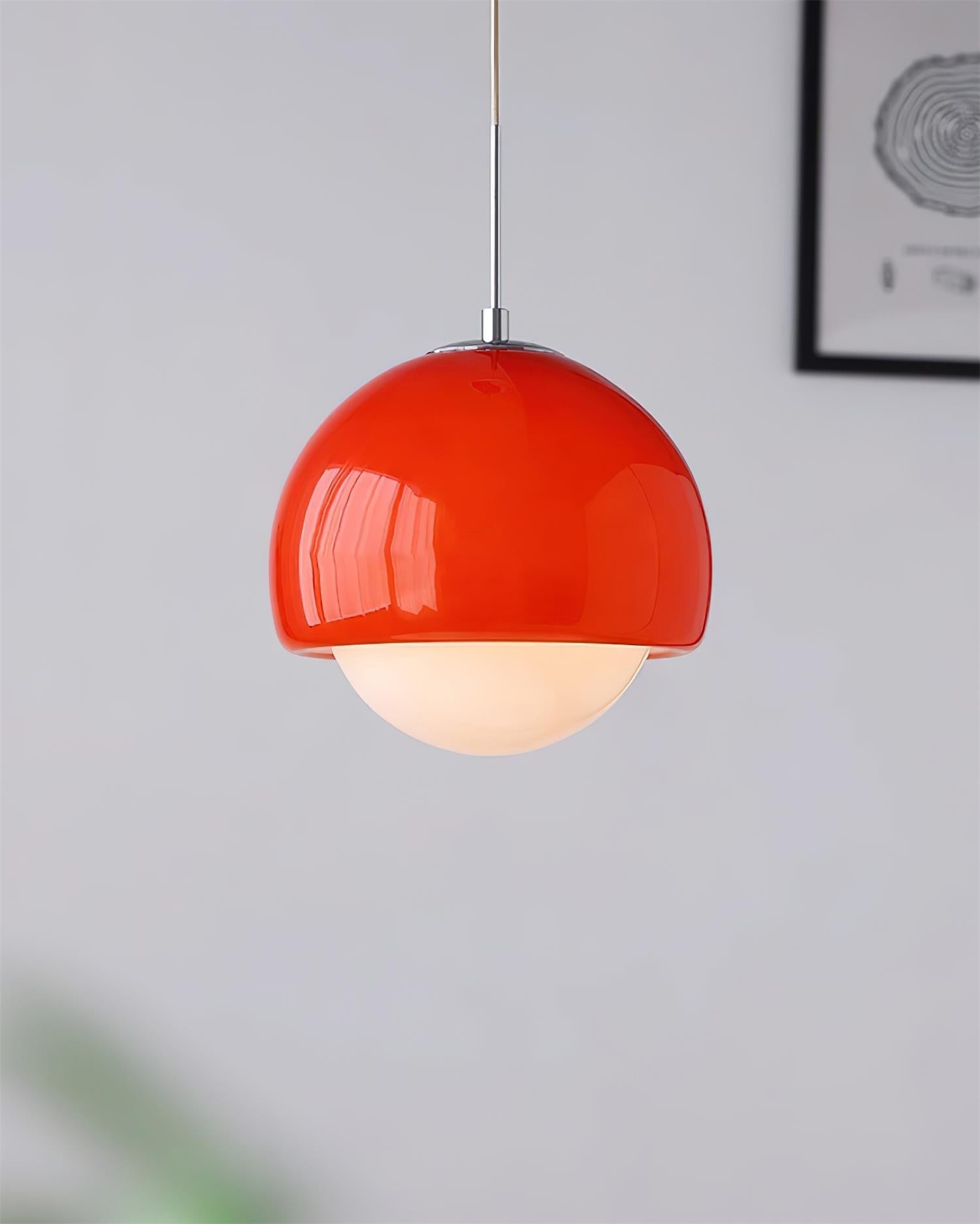 Pendelleuchte Glas Kugel Retro Modern Bunt Sanfte-Letslighting
