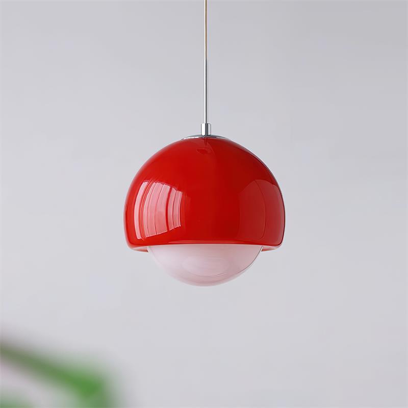 Pendelleuchte Glas Kugel Retro Modern Bunt Sanfte-Letslighting