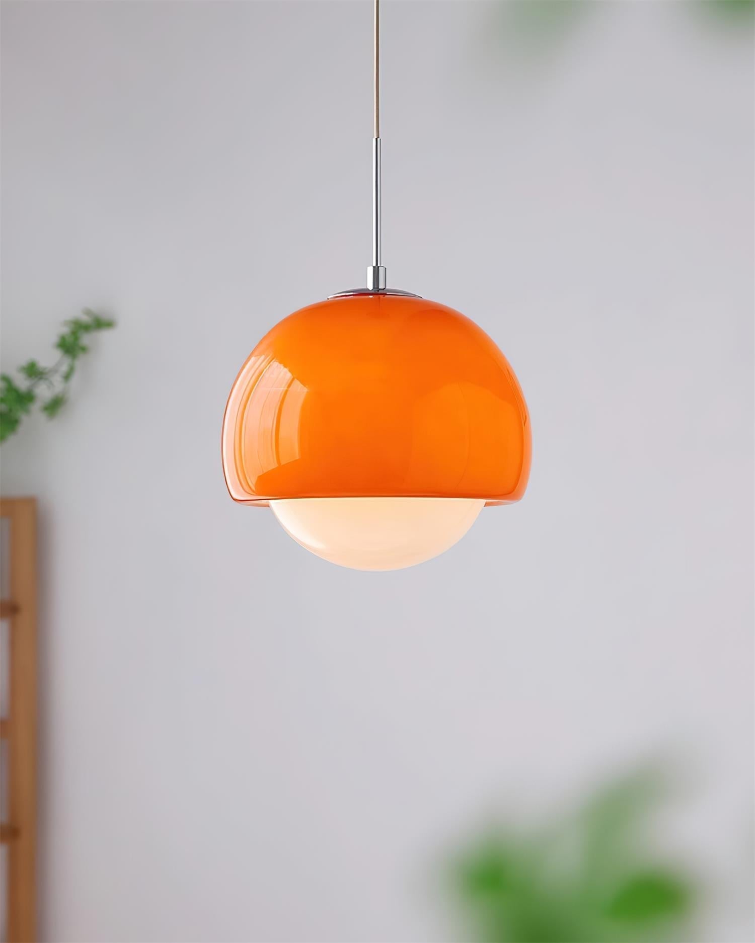 Pendelleuchte Glas Kugel Retro Modern Bunt Sanfte-Letslighting