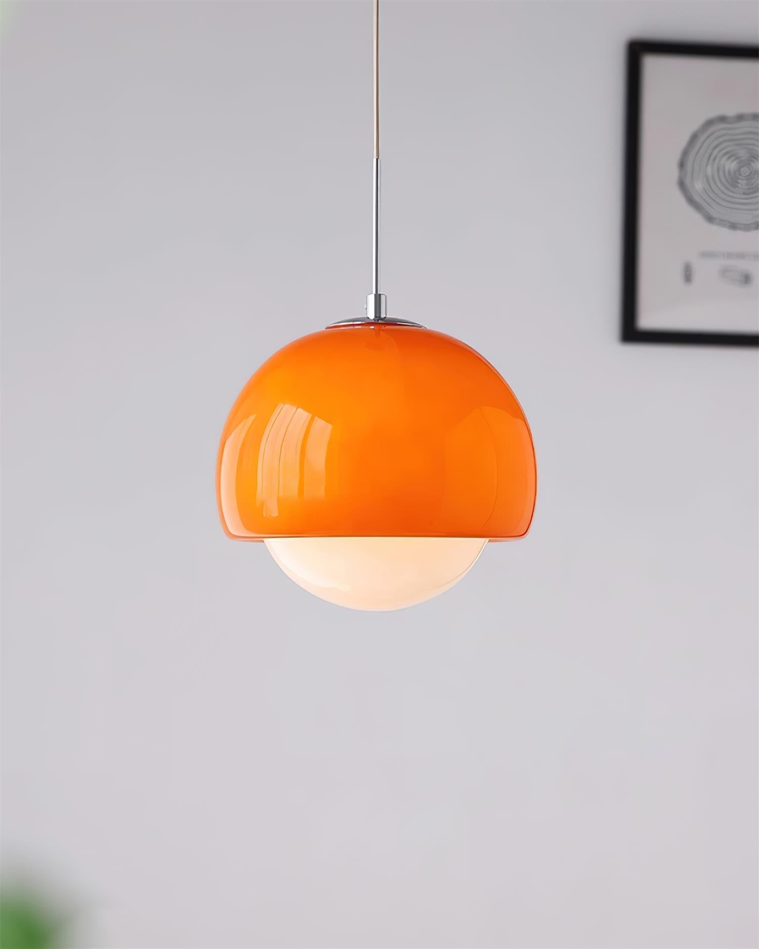 Pendelleuchte Glas Kugel Retro Modern Bunt Sanfte-Letslighting