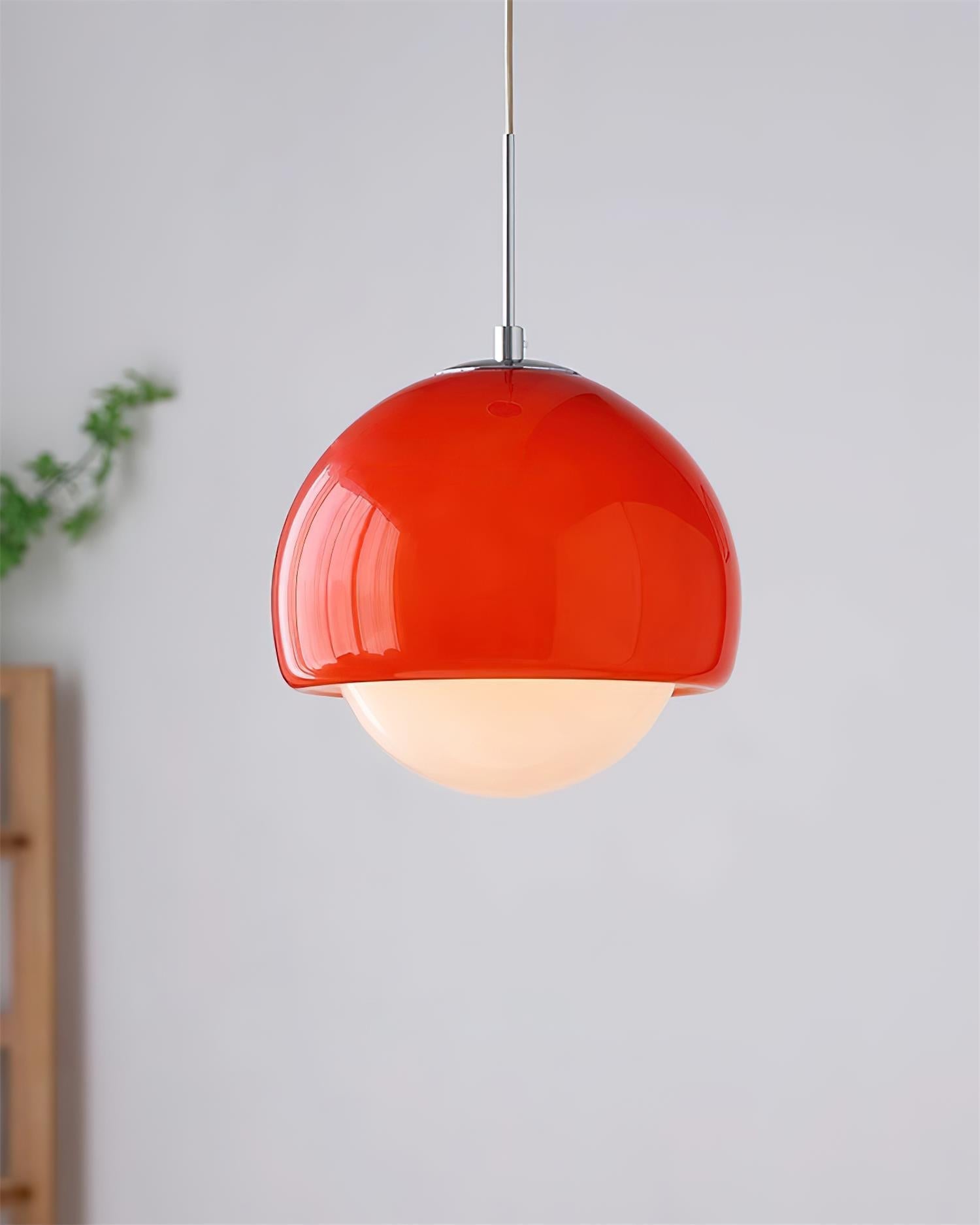 Pendelleuchte Glas Kugel Retro Modern Bunt Sanfte-Letslighting