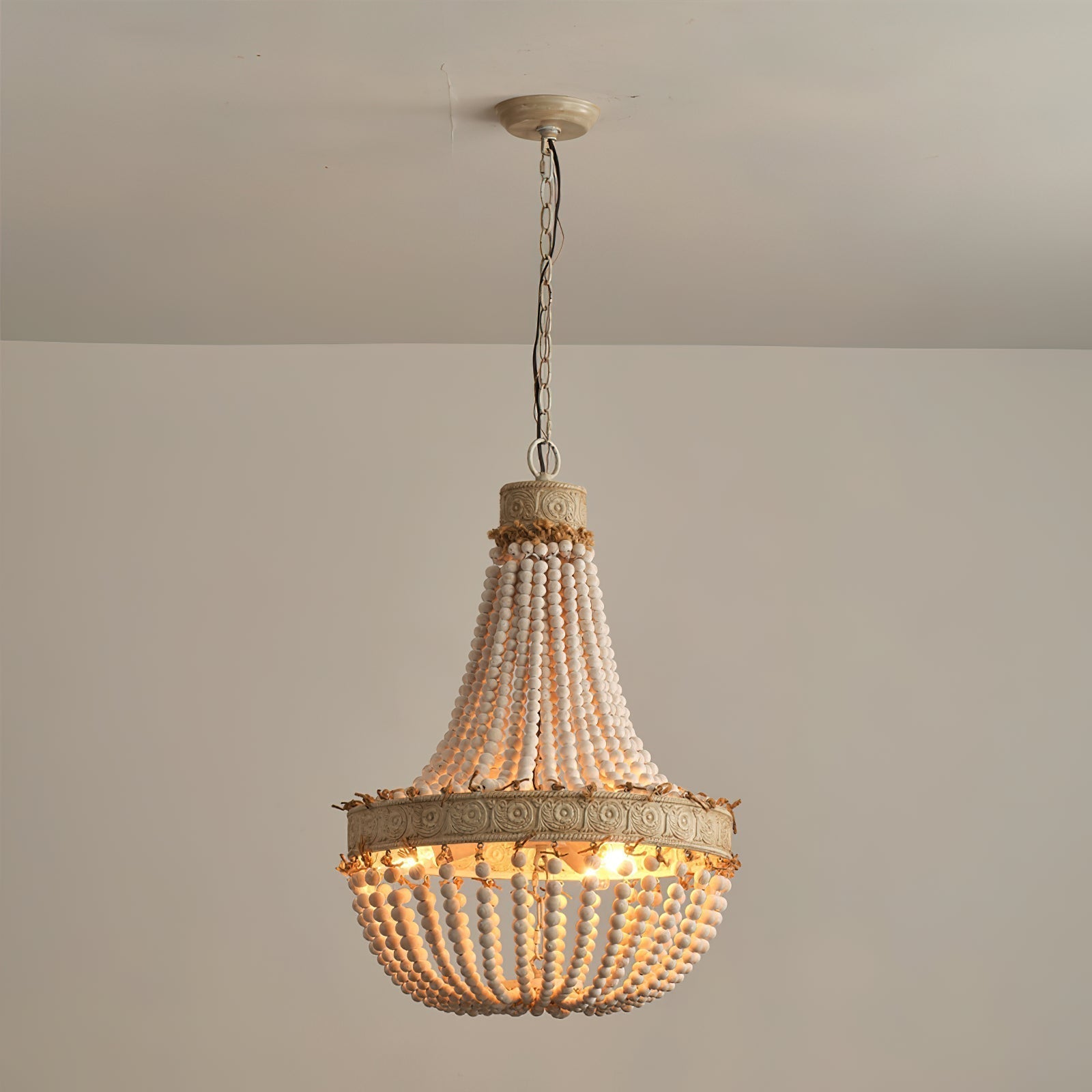 Ulvararis Postmodern Luxus Perlen Holz Kronleuchter-Letslighting
