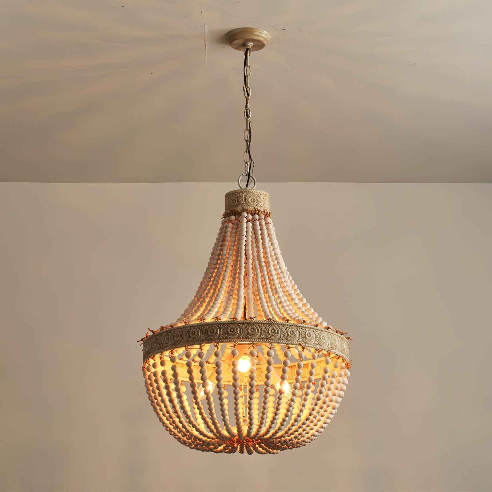 Ulvararis Postmodern Luxus Perlen Holz Kronleuchter-Letslighting