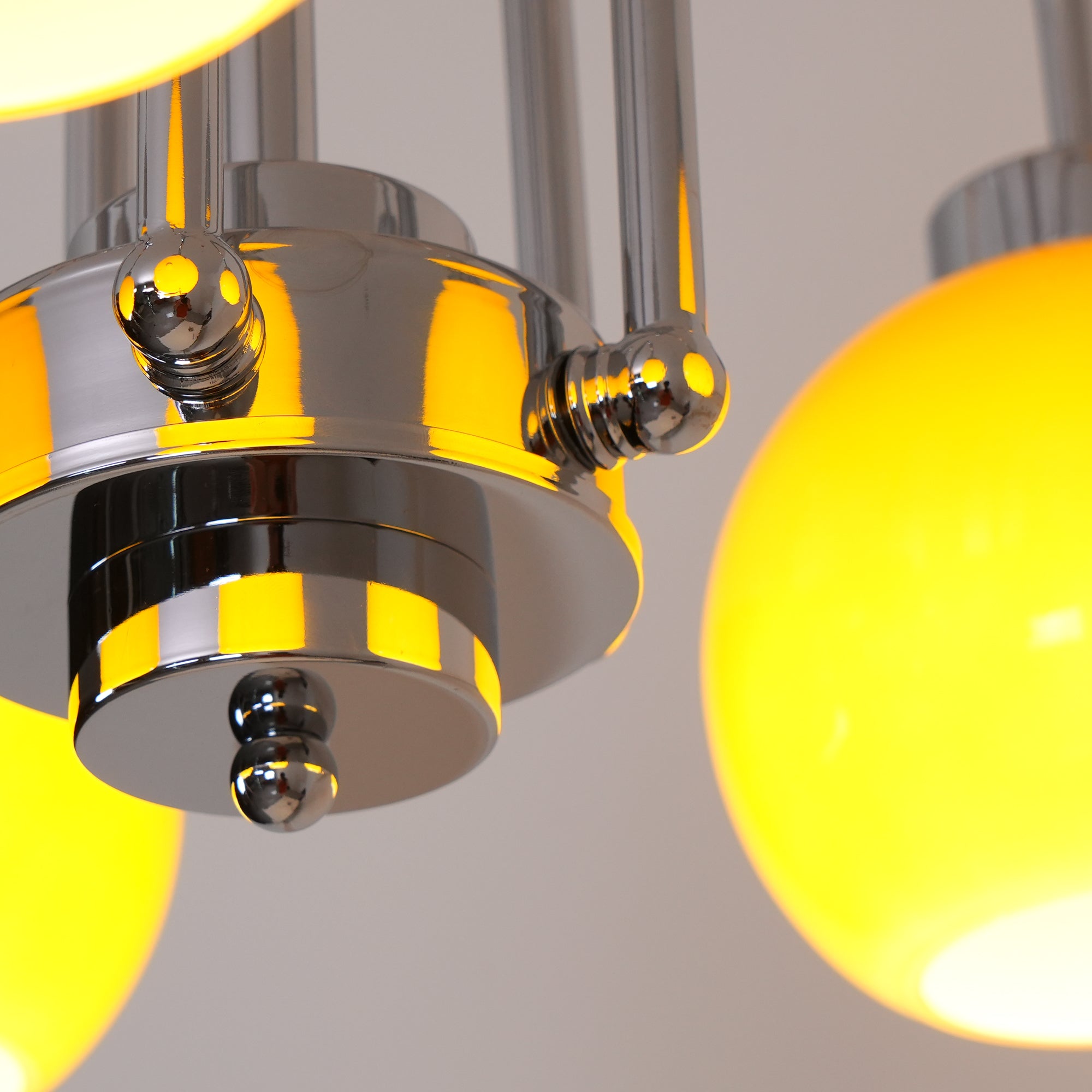 Lustra Kronleuchter Gelbe Glaskugeln-Letslighting