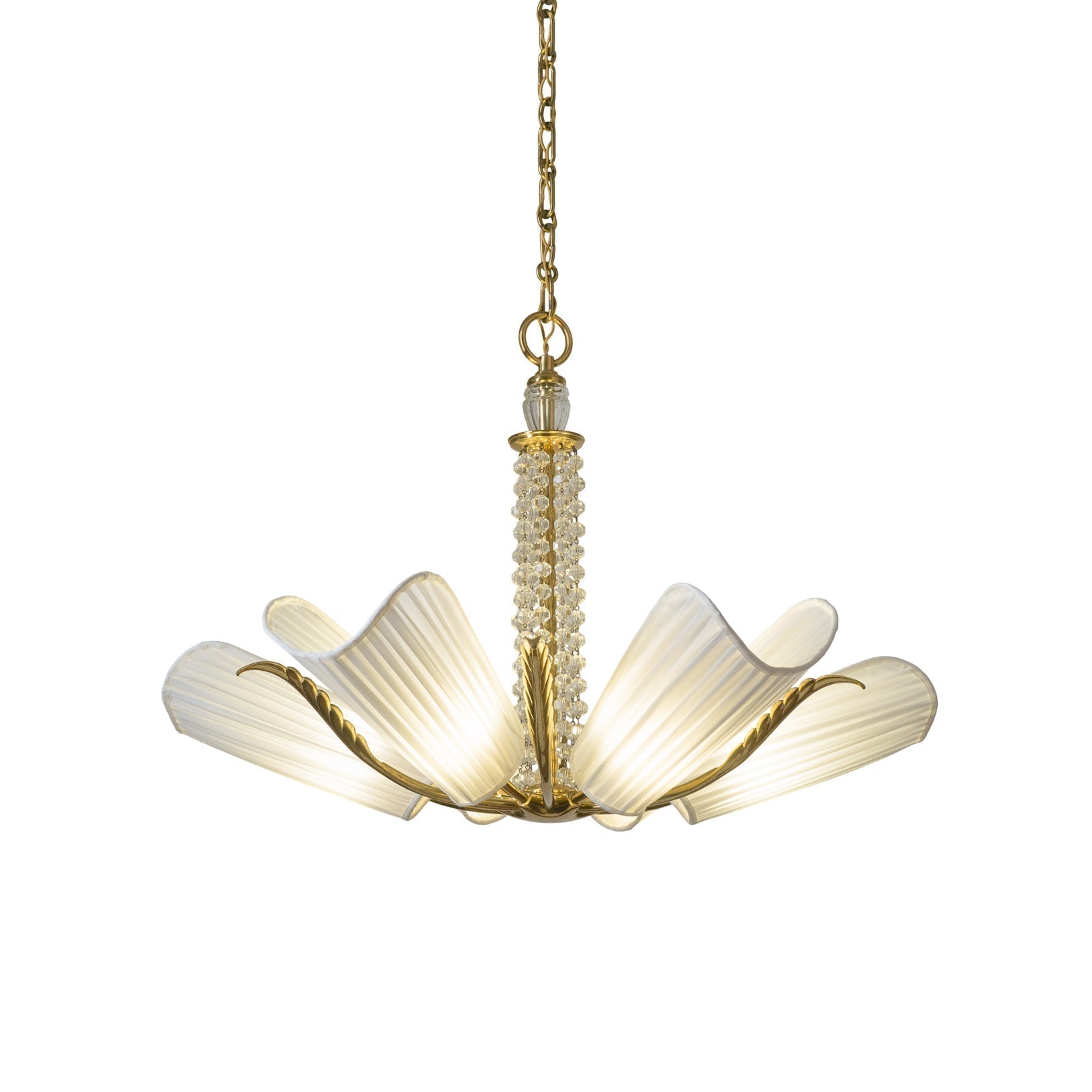 Arsole Stoff-Kristall-Kronleuchter-Letslighting