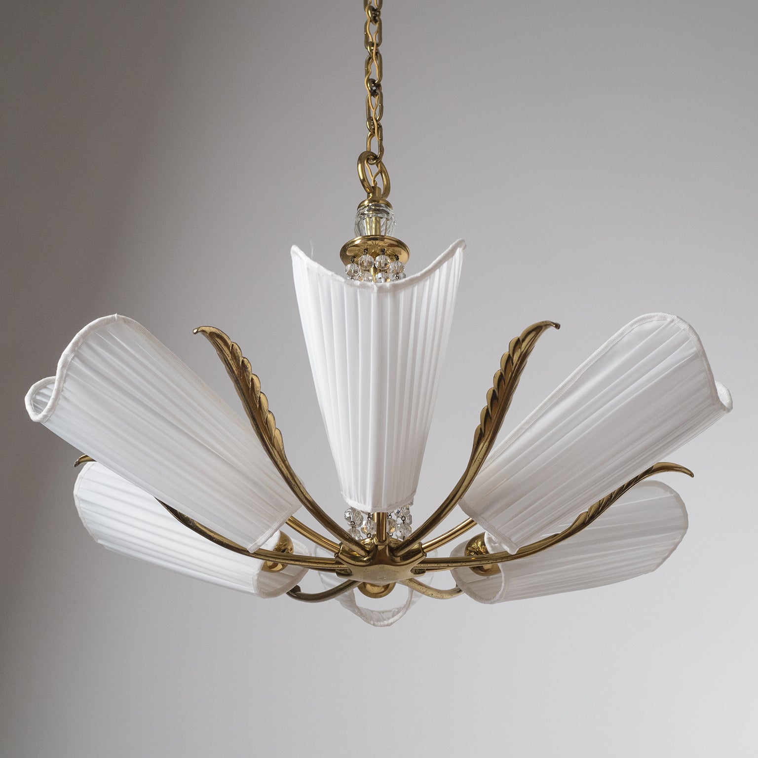 Arsole Stoff-Kristall-Kronleuchter-Letslighting