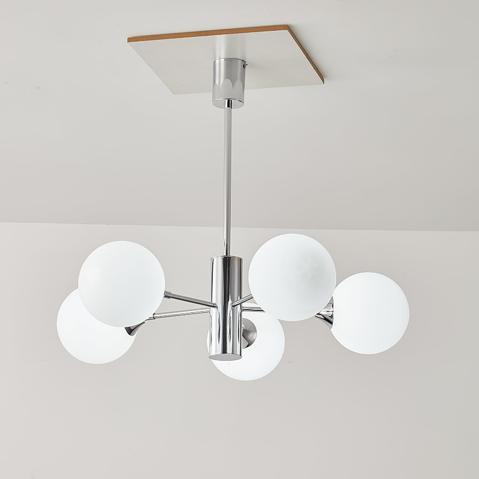 Lustra Kronleuchter Chrom Glaskugel-Letslighting