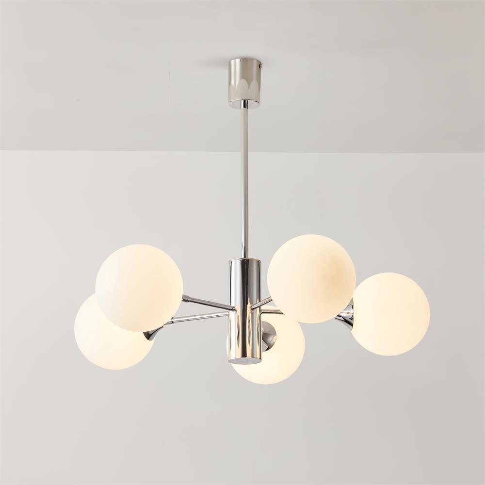 Lustra Kronleuchter Chrom Glaskugel-Letslighting