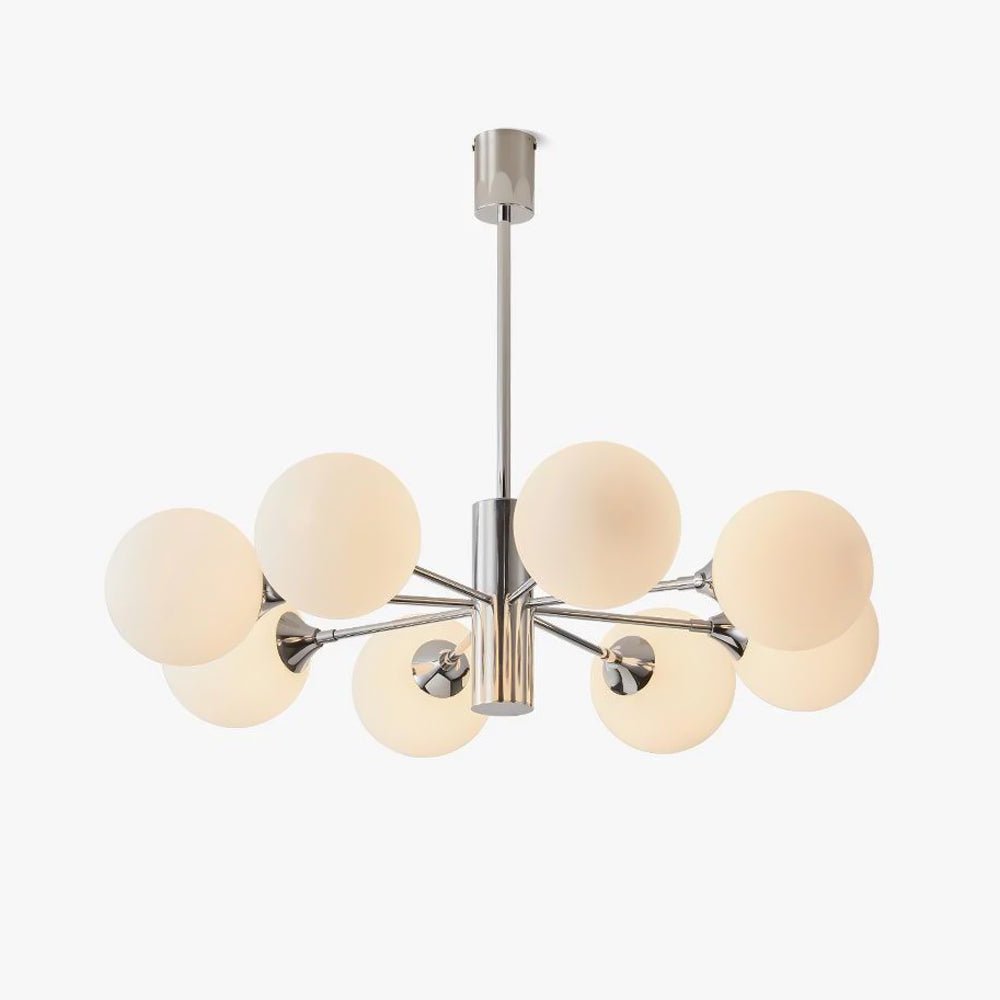 Lustra Kronleuchter Chrom Glaskugel-Letslighting