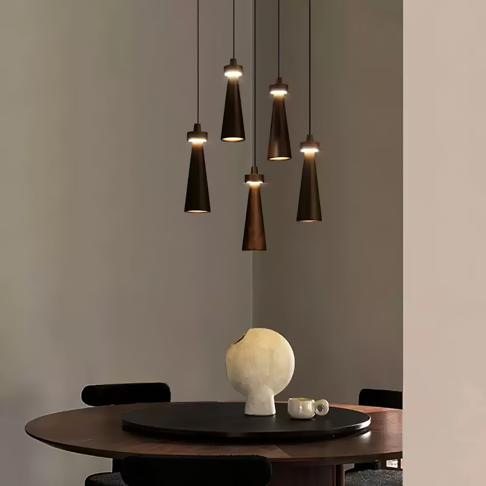 Taper Minimalistisch Holz Pendelleuchte Leuchte-Letslighting