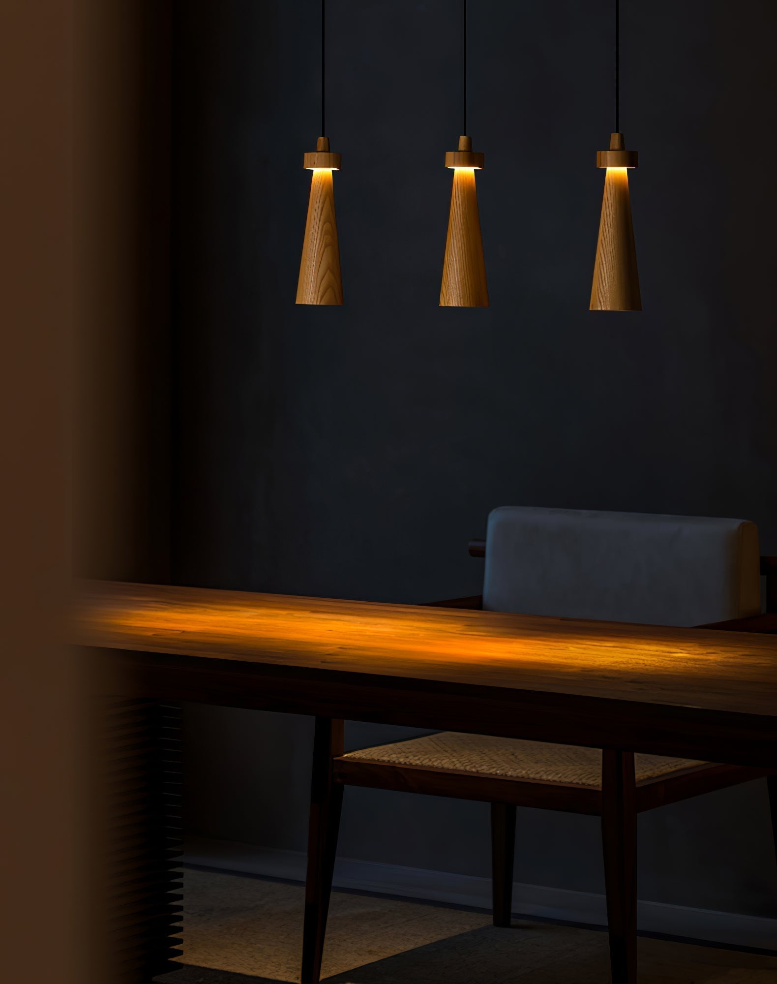 Taper Minimalistisch Holz Pendelleuchte Leuchte-Letslighting
