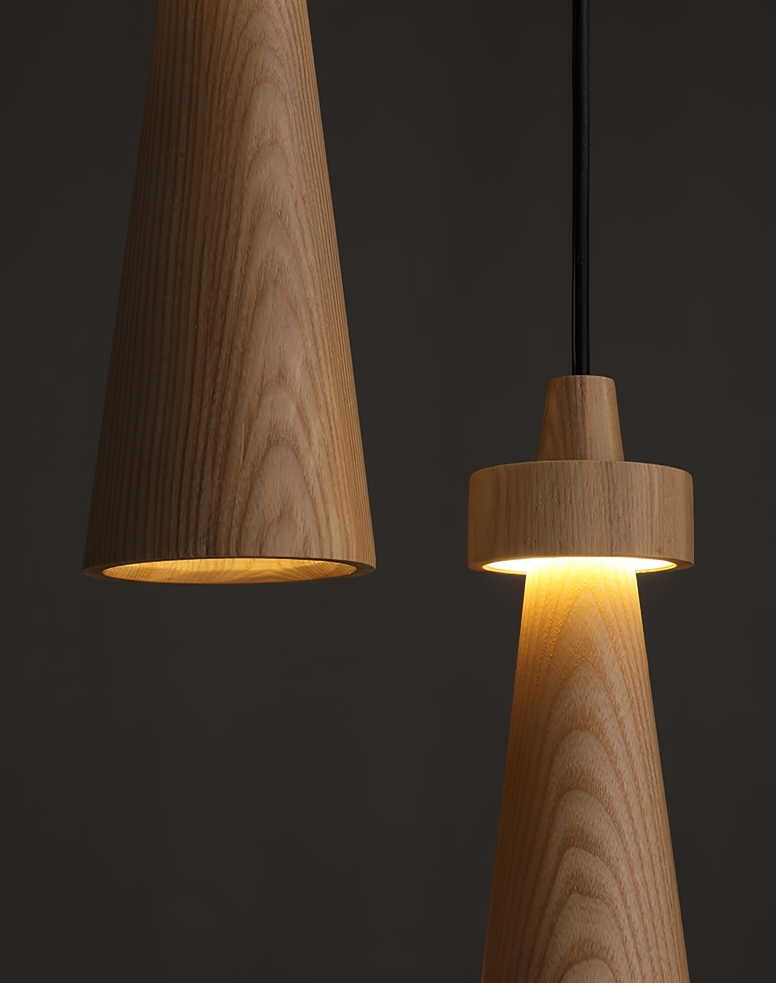 Taper Minimalistisch Holz Pendelleuchte Leuchte-Letslighting